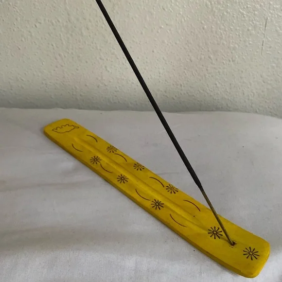 Bohemian • Yellow Incense Holder 💛 *FREE INCENSE INCLUDED IN PURCHASE* - Picture 3 of 6